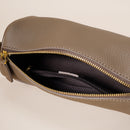 Genuine Leather Boston Bag - Mini Barrel Crossbody & Top Handle Purse(black)