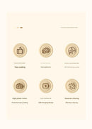 Powerful Mini Electric Food Chopper - USB Rechargeable Cordless Garlic & Meat Mincer(Blue 320ml + 6-blade knife)