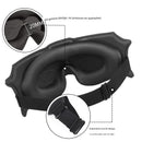 3pc 6D Contoured Zero-Pressure Sleep Mask - 360 Light Blocking Eye Mask with Adjustable Strap(Dura)