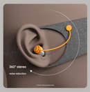 Grey 2-in-1 Blackout Sleep Mask with Integrated Noise Reducing Earplugs for Undisturbed Rest