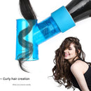 Purple Wind Spin Hair Curler Diffuser - Universal Hair Dryer Attachment for Effortless Waves and Curls