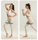 Colorful Fabric Resistance Bands for Legs and Glutes - Set of 4 Non-Slip Workout Loops