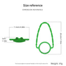 2 Pcs Green Frog Adorable Animal Silicone Cup Carrier - Portable Reusable Handle for Water Cup(cup not included)