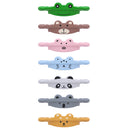 2 Pcs White and Black Panda Adorable Animal Silicone Cup Carrier - Portable Reusable Handle for Water Cup(cup not included)