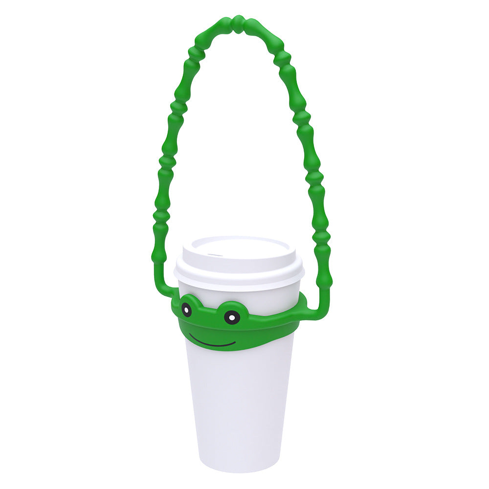 2 Pcs Grey Koala Adorable Animal Silicone Cup Carrier - Portable Reusable Handle for Water Cup(cup not included)