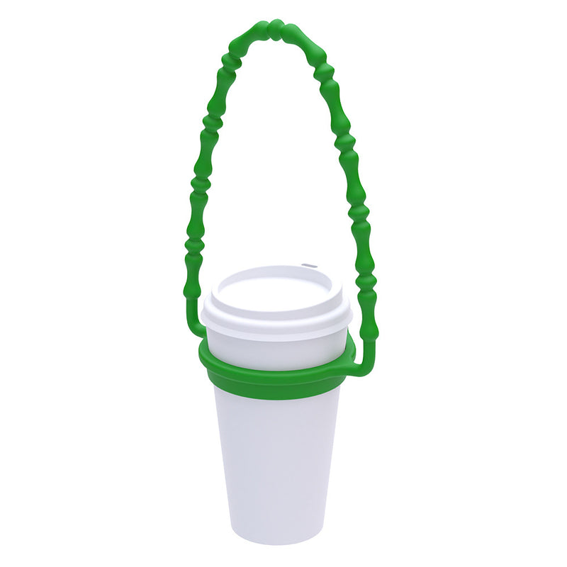 2 Pcs Brown Bear Adorable Animal Silicone Cup Carrier - Portable Reusable Handle for Water Cup(cup not included)