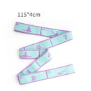 Blue and Purple 9-Loop Yoga Stretch Strap - Numbered Band for Flexibility and Physical Therapy