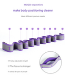 Pink and Blue 9-Loop Yoga Stretch Strap - Numbered Band for Flexibility and Physical Therapy