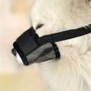 3 Pcs Size S Black Breathable Mesh Dog Muzzle - Soft & Comfortable Guard to Prevent Biting, Allows Panting and Drinking