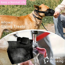 3 Pcs Size M Black Breathable Mesh Dog Muzzle - Soft & Comfortable Guard to Prevent Biting, Allows Panting and Drinking