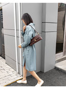Brown Elegant Vintage Baguette Shoulder Bag - Chic PU Leather Underarm Purse with Gold Clasp