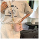 Pink Chic Quilted Mini Box Crossbody Bag - Luxury Style Chain Purse for Women