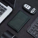 Dark Green 3-in-1 Magnetic Wallet for MagSafe - Slim PU Leather Card Holder with Kickstand