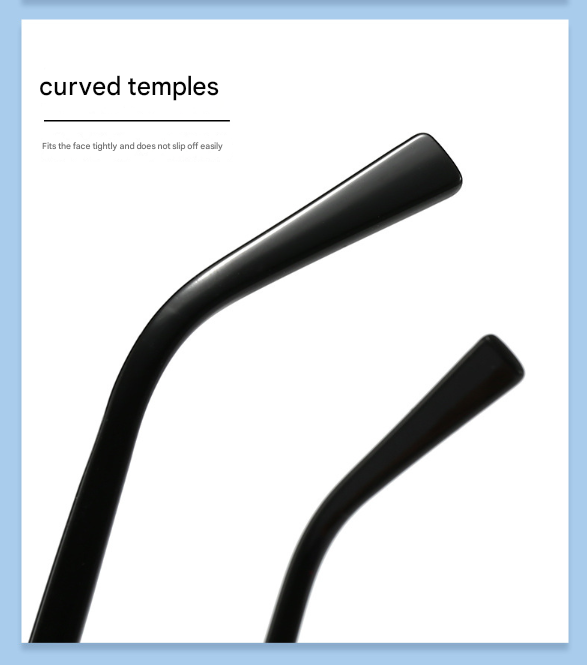 Gold Frame and Pink Grey Lenses Modern Retro Geometric Sunglasses - Chic Metal Frame with UV400 Lenses and Black PU Leather Protective Case