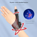 Black Adjustable Thumb Brace with Dial System - Wrist & Thumb Stabilizer for Pain Relief