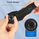 Black Adjustable Thumb Brace with Dial System - Wrist & Thumb Stabilizer for Pain Relief