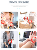 Black Adjustable Thumb Brace with Dial System - Wrist & Thumb Stabilizer for Pain Relief