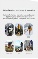 Size L Blue Padded Half-Finger Cycling Gloves - Breathable Shock-Absorbing Workout Gloves for Gym & Fitness