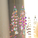 Colorful Dazzling Celestial Crystal Suncatcher - Star Shape Rainbow Maker Window Hanging Ornament