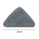 Adjustable Triangle Cleaning Mop 124-164cm Extendable Long Handle Window Squeegee Wall Washer Rotatable Head for Ceilings High Corners Wet Dry Use with 2 Microfibre Pads