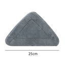 Adjustable Triangle Cleaning Mop 150cm Long Handle Window Squeegee Wall Washer Rotatable Head for Ceilings High Corners Wet Dry Use with 2 Microfibre Pads