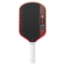 Black and Red T700 Raw Carbon Fiber Pickleball Paddle - Professional Honeycomb Core Paddles with Expanded Sweet Spot & Cushion Grip for Outdoor Use