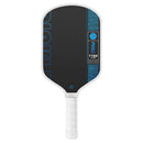 Black and Blue T700 Raw Carbon Fiber Pickleball Paddle - Professional Honeycomb Core Paddles with Expanded Sweet Spot & Cushion Grip for Outdoor Use