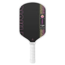 Black and Pink T700 Raw Carbon Fiber Pickleball Paddle - Professional Honeycomb Core Paddles with Expanded Sweet Spot & Cushion Grip for Outdoor Use