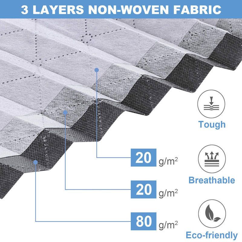 2 Pack Folding Non-Woven Underbed Storage Containers with Clear Top Zipper Lid & 4 Reinforced Handles (Black 40 x 20 x 6")