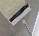 3-in-1 Window Fly Screen Cleaner Brush & Glass Squeegee with 91CM Extendable Stainless Steel Handle, One Flush to Clean