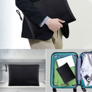 Fireproof Document Zipper Bag (24 X 34CM) - Waterproof & Heat Resistant Silicone Fiberglass Storage Pouch and Money Bag for Passport Card and Valuables