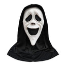Scream Ghost Face Mask - Halloween Cosplay Latex Hood Mask for Horror Parties, Masquerades and Haunted Houses (Style 13)