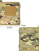 Khaki Mutifunctional Oxford Fabric Tactical Waterproof Map Pouch - MOLLE Military Admin Organizer & Notebook Sleeve