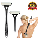 Pink Foldable Long-Handle Back Lotion Applicator with Sponge Roller Head for Sunscreen, Body Lotion and Shaving Foam
