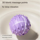 Grey Fascia Ball Foot Massager- 2 myofascial release balls and 1 non-slip base, Washable PP Design for Plantar Fasciitis Relief, Yoga, Gym Recovery and Daily Foot Care