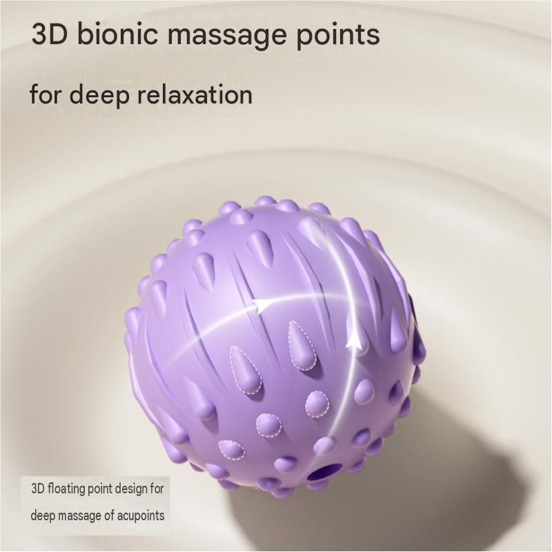 Pink Fascia Ball Foot Massager- 2 myofascial release balls and 1 non-slip base, Washable PP Design for Plantar Fasciitis Relief, Yoga, Gym Recovery and Daily Foot Care