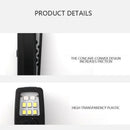 2 Pack Green Mini Clip Light - ABS Portable LED Safety Light with 7 Modes, USB-C Rechargeable, for Night Running, Cycling, Camping and Emergency Use
