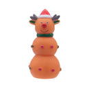 Dog Christmas Squeaky Toys（Reindeer） – Festive Designs ,Durable, bite-resistant, interactive vinyl squeaky toys—perfect as holiday stocking stuffers for dogs
