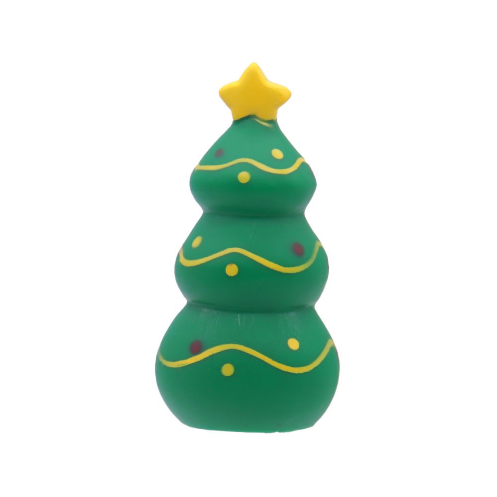 Dog Christmas Squeaky Toys（Christmas Tree） – Festive Designs ,Durable, bite-resistant, interactive vinyl squeaky toys—perfect as holiday stocking stuffers for dogs