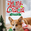 Dog Christmas Squeaky Toys（Christmas Tree） – Festive Designs ,Durable, bite-resistant, interactive vinyl squeaky toys—perfect as holiday stocking stuffers for dogs