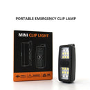 Khaki Outdoor Sun Protection and Safety Light Bundle - Foldable Polyester Bucket Hat with Wide Brim and Adjustable Chin Strap plus Rechargeable Mini Clip LED Safety Light for Hiking Camping Night Running