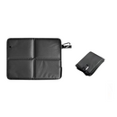2 Pack Black Portable Foldable Outdoor Seat Cushion - Waterproof Oxford Cloth with Pearl Cotton Core, Lightweight 88g Design, Carabiner Clip for Hiking Camping Picnic Travel