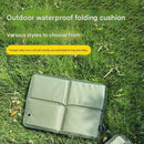 2 Pack Black Portable Foldable Outdoor Seat Cushion - Waterproof Oxford Cloth with Pearl Cotton Core, Lightweight 88g Design, Carabiner Clip for Hiking Camping Picnic Travel