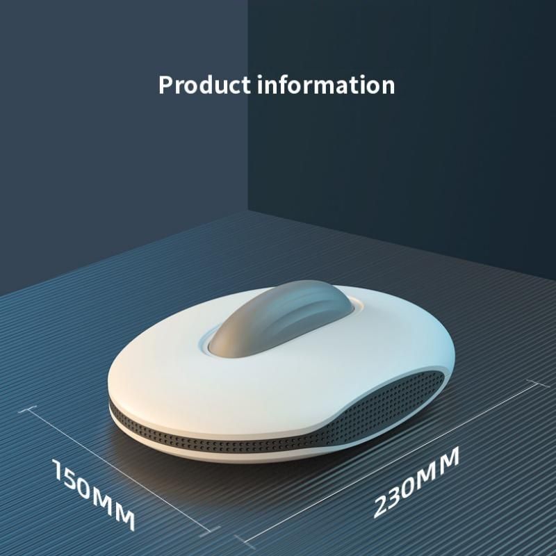 White Rechargeable PC Muscle Trainer - ABS and Silicone Pelvic Floor Exerciser with 6 Vibration Modes, Waterproof Design, Portable Kegel Training Device for Men and Women
