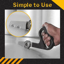 2 Pack Fast Metal Plate Cutter - Zinc Alloy and Steel Manual Sheet Metal Shear - Non-Slip Handle, Portable Handheld Cutting Tool for Aluminium, PVC Board and Thin Iron Sheets