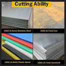 2 Pack Fast Metal Plate Cutter - Zinc Alloy and Steel Manual Sheet Metal Shear - Non-Slip Handle, Portable Handheld Cutting Tool for Aluminium, PVC Board and Thin Iron Sheets