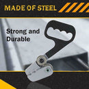 3 Pack Fast Metal Plate Cutter - Zinc Alloy and Steel Manual Sheet Metal Shear - Non-Slip Handle, Portable Handheld Cutting Tool for Aluminium, PVC Board and Thin Iron Sheets