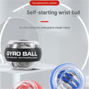 Blue Autostart Gyro Ball Wrist Trainer - Zinc Alloy Core , Polycarbonate and Silicone Grip, Portable Forearm Exerciser for Strength Training and Stress Relief