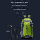 Red 2 pack Foldable Hiking Cane - Adjustable Aluminium Walking Stick with Non-Slip Handle, 85-95cm Height Range, Portable Trekking Pole for Seniors, Travel & Outdoor Support - Lightweight 260g Mobility Aid