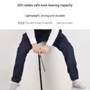 Red 2 pack Foldable Hiking Cane - Adjustable Aluminium Walking Stick with Non-Slip Handle, 85-95cm Height Range, Portable Trekking Pole for Seniors, Travel & Outdoor Support - Lightweight 260g Mobility Aid